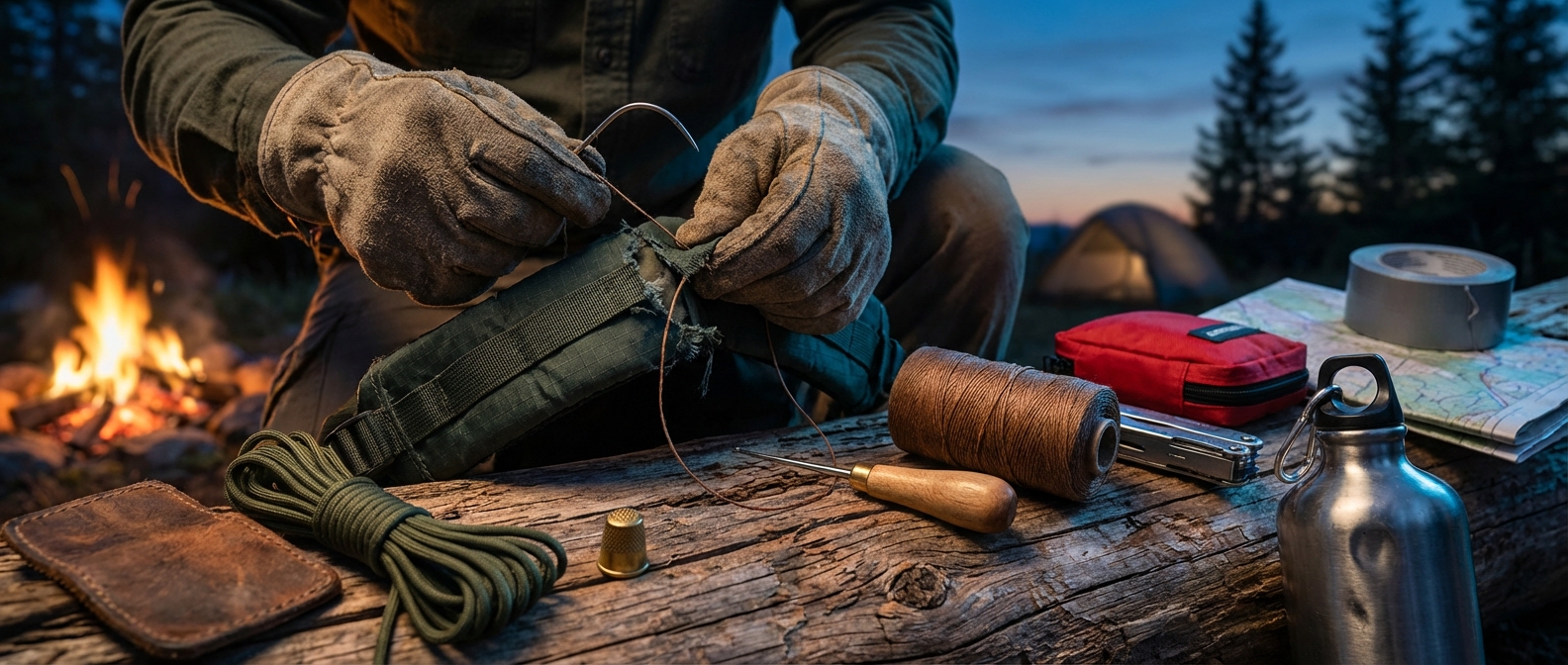 Survival Sewing: How to Repair Your Gear on the Go