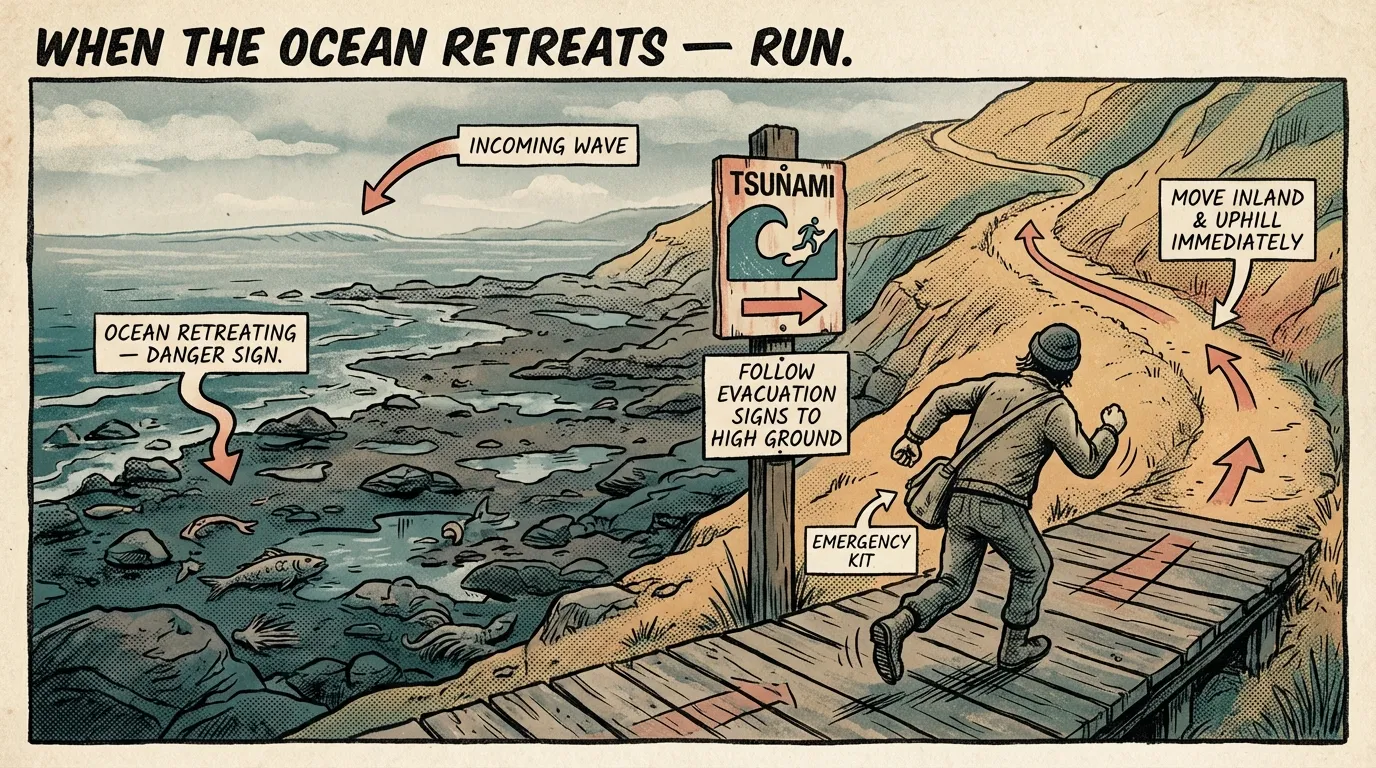 Tsunami Preparedness: What to Do When the Ocean Retreats