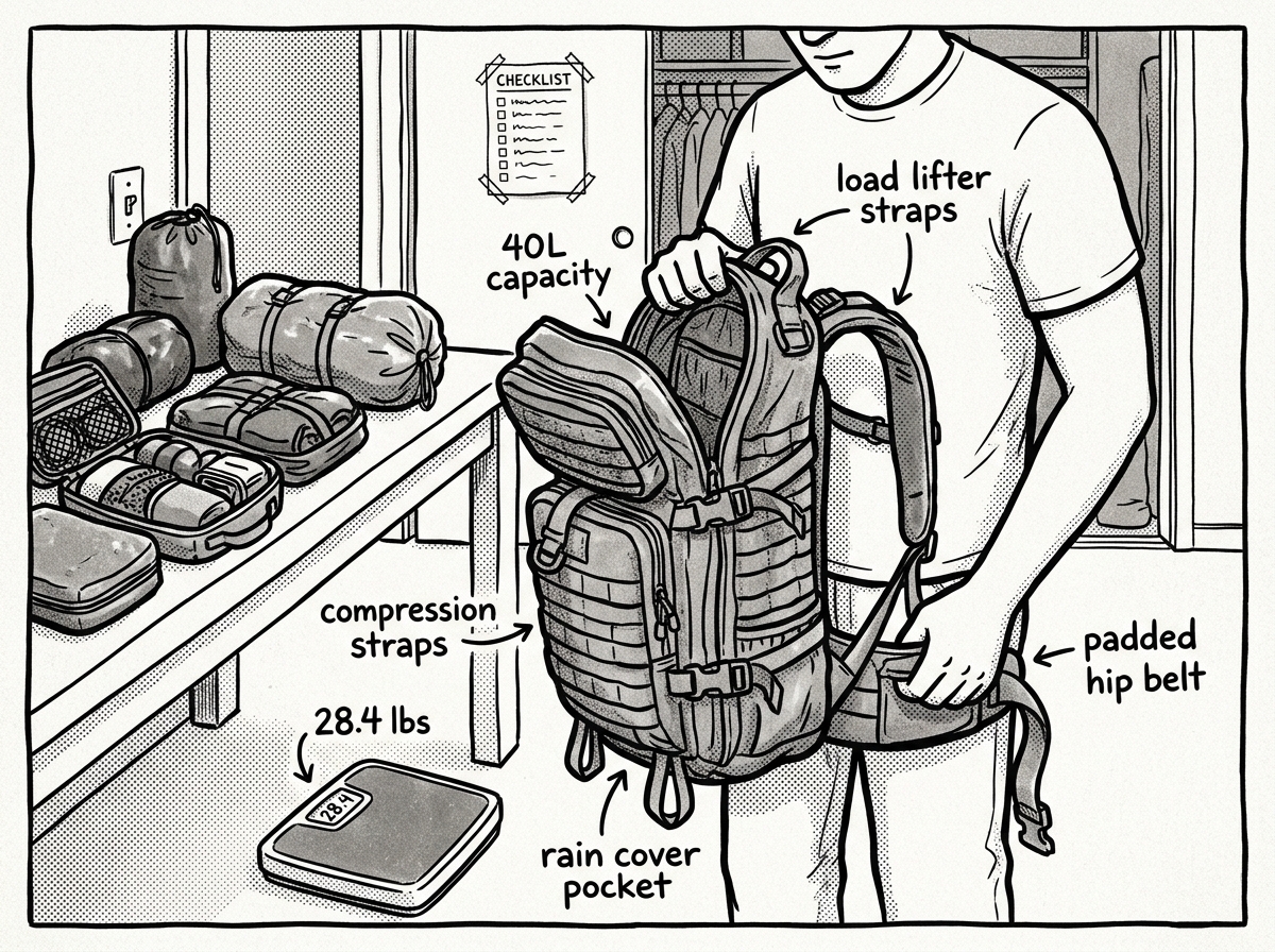 Choosing and loading the right pack for your bug-out bag build