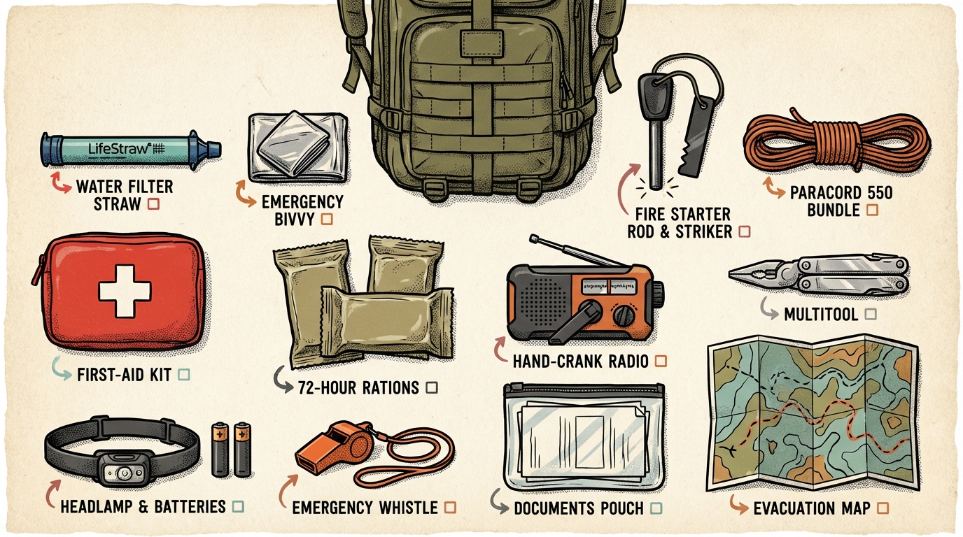 Bug-Out Bag Complete Guide gear and supplies