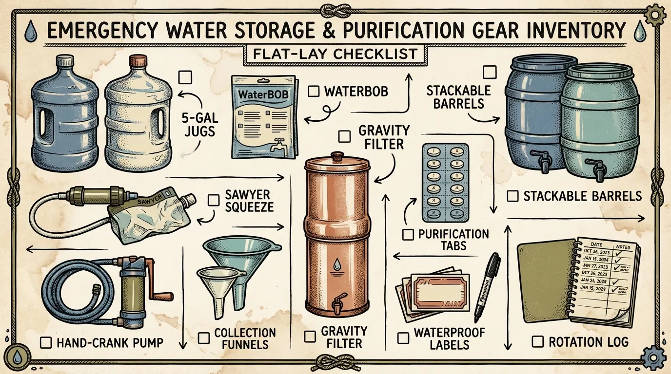 Emergency Water Storage Guide