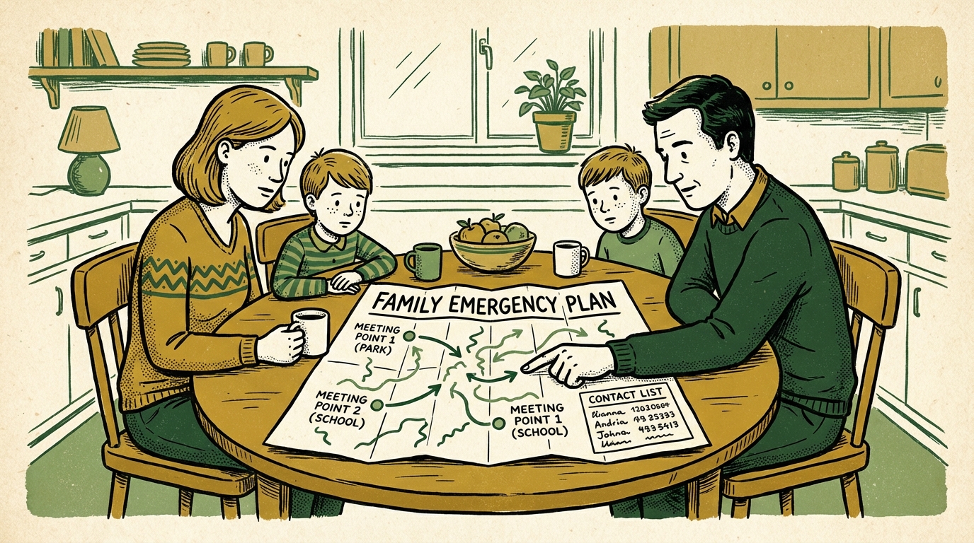 Family Emergency Plan Template