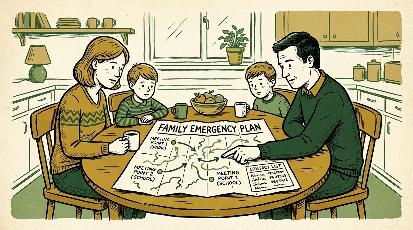 Family Emergency Plan Template